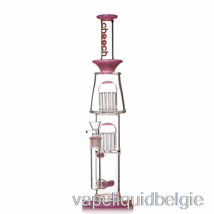 Vape Smaken Cheech Glas Dual Tree Inline Bong Roze